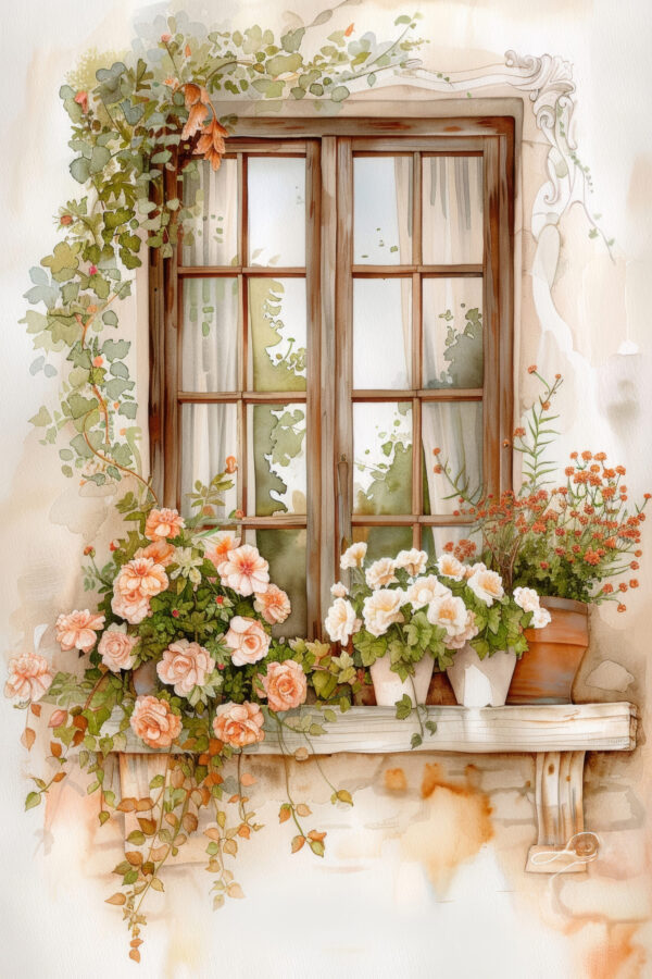 Toile canevas “Rêverie Éthérée”