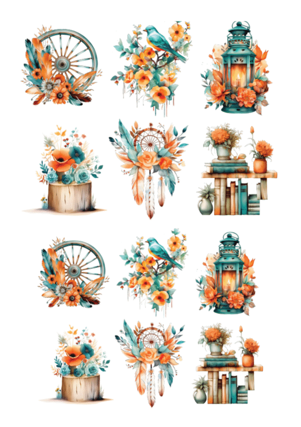 Die-cuts – Collection "My Little Fox" – 40 pièces – Image 4